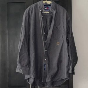 Gray Tommy Hilfiger Button Down